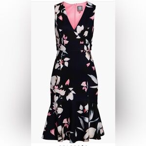 Vince Camuto Stretch Fit & Flare Dress